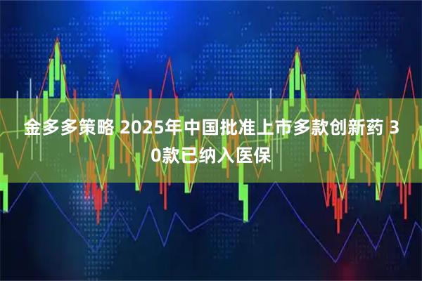 金多多策略 2025年中国批准上市多款创新药 30款已纳入医保