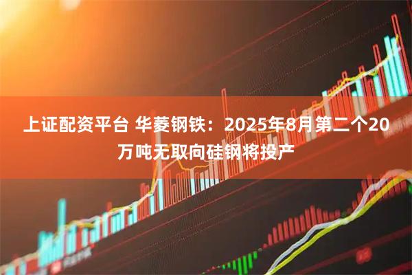 上证配资平台 华菱钢铁：2025年8月第二个20万吨无取向硅钢将投产